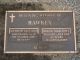 Headstone of Arthur Edward HAWKEY (c. 1919-2007) and his wife Hilda Mary (m.n. POPE, 1925-2015)