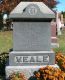Headstone of Alfred Henry VEALE (1858-1951) and his wife Ellenor (m.n. JACKSON, 1859-1932). Also Ambrose Joseph VEALE (1870-1944 and his wife Lucinda Elizabeth (m.n. FOSTER, ?-1853).