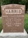 Headstone of Alvin Leslie HARRIS (1883-1956) and his wife Harriett Edith (m.n. HARBURN, 1879-1941).