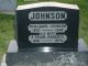 Headstone of Benjamin JOHNSON (1875-1947) and his wife Emma Pearl (m.n. ROBERTS, 1891-1974).