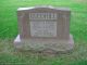 Headstone of Clyde GLEDHILL (1894-1966); his brother Verne GLEDHILL DCM (1896-1979) and his wife Willa (m.n. NIVINS, 1893-1984).