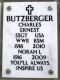 Headstone of Charles Ernest BUTZBERGER (1918-2010) and his wife Norah Lynn (m.n. YEO, 1916-2009)