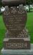 Headstone of Elfred Austin MOORE (1899-1969) and his wife Elizabeth Irene (m.n. JACKSON, 1902-1997).