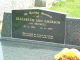Headstone of Elizabeth Ann EMERSON (m.n. BROMELL, 1944-1999) wife of David McKenna EMERSON (1940-2003).