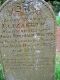 Headstone of Elizabeth WALTER (m.n. WESTAWAY, firstly ALLIN, Abt 1796-1878) wife of Hugh Oxenham WALTER (1784-1837).