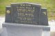 Headstone of Edward Hugh WALTER (1914-1999) and his wife Daisy Muriel (m.n. SHALDERS, 1918-1999).