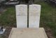 Headstones of Edward Joseph ANSON (1887-1942) and his eldest son Alexander Edward George ANSON (1921-1951).