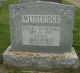 Headstone of Edgar John WITHERIDGE (1872-1965) and his wife Emily (m.n. MERCER, 1880-1970).