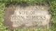 Headstone of Elizabeth Loretta Christina HICKS (m.n. ESSERY, 7 Feb 1969).