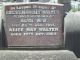 Headstone of Edgar Mansley WALTER (1884-1935) and his wife Alice May (m.n. ALLARDICE, 1884-1963).
