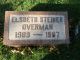 Headstone of Elsbeth OVERMAN (m.n. STEINER, 1903-1987).
