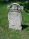 Headstone of Emma WALTER (1841-1862).