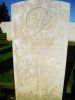 Headstone of No. 745500, Private Frederick Freeman WHETTER, 116th. Battalion, Canadian Infantry, CEF who died at Vimy (the site of the earlier famous battle of Vimy Ridge) while serving his country on the Western Front in France. Lest We Forget.