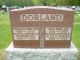 Headstone of Franklin James DORLAND (1897-1985) and his wife Florence Gertrude (m.n. OKE, 1903-1993).