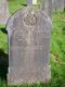 Headstone of Francis Thomas ASHTON (1852-1888).