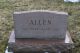 Headstone of Glen Charles Maitland ALLEN (c. 1941-2015)