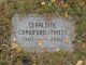 Headstone of Geraldine CRAWFORD-FROST (c. 1940-2002)