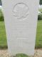 Headstone of No. A107214, Private Glen Howard FISHBACH, Algonquin Regiment, Royal Canadian Infantry Corps, Canadian Army. Lest We Forget.