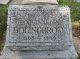 Headstone of Georgina Jane BOLINGBROKE (m.n. WONNACOTT, 1868-1949)