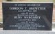 Headstone of Gordon Trewin BREWSTER (c. 1922-2011) and his wife Ruby Margaret (m.n. McCLELLAND, c. 1919-2015)