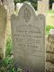 Headstone of Hugh ADAMS (c. 1797-1826) and his son Joseph Vinson ADAMS (1823-1825).