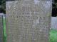 Headstone of Hugh Oxenham WALTER (1784-1837) husband of Ann (m.n. WALTER, Abt. 1789-1829) and Elizabeth (m.n. WESTAWAY, firstly ALLIN, Abt. 1796-1878).