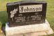 Headstone of Harold W. JOHNSON (1904-1993) and his wife Margaret Roycroft (m.n. ROBERTS, 1916-2008).