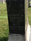 Headstone of Herbert Wesley ROBERTS (1878-1955) and his wife Maud (m.n. McGILLIVRAY, 1877-1975).