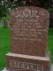 Headstone of John STEVENS (1849-1919) and his wife Mary Jane (m.n. ALLIN, 1851-1934).