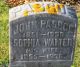 Headstone of John PASCOE (1852-1936) and his wife Sophia Hicks (m.n. WALTER, 1855-1936).