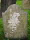 Headstone of Jane HOPPER (m.n. HOPPER, c. 1803-1870).