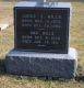 Headstone of Jared Cephas WILLS (1825-1895) and his wife Ann (m.n. VINSON, 1828-1911).