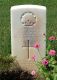 Headstone of No. VX52850, Lieutenant Jack Gurney CLEMENTS, MID, (1920-1942), 2/14 Battalion, Australian Infantry, 2nd. AIF, killed in action at Gona, PNG.