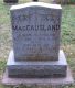 Headstone of John Henry Burns MacCAUSLAND (1882-1970); his wife Edith Katie (m.n. YEO, 1888-1976) and their second son Arthur William MacCAUSLAND (1914-1986)