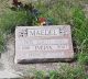 Headstone of Jasper Leroy MAEDEL (1905-1992) and his second wife Evelyn (m.n. WEAVER, c. 1918-2007).