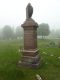 Headstone of John Wesley BROOKS (1859-1916) and his wife Regina May Ann (m.n. SHORT, 1862-1894)