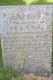 Headstone of Joanna WALTER (1837-1846).