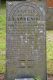 Headstone of Lawrence ASHTON (Abt. 1816-1846), the eldest son of John ASHTON (Abt. 1795-1853) and his wife Ann (m.n. WALTER, Abt. 1792-1879).