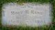 Headstone of Mary Grace KEMP (m.n. WARD, 1868-1961).