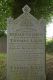 Headstone of Miriam Trathen ALLIN (m.n. WALTER, 1841-1907) and her husband Thomas ALLIN (1836-1931).