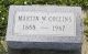Headstone of Martin Wentworth COLLINS (1888-1967).