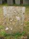 Headstone of Mary YEO (m.n. FRANCIS, c. 1795-1818) the first wife of James YEO, IV (c. 1788-1868)