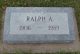 Headstone of Ralph Albert VINSON (1906-1989).