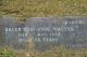 Headstone of Roger Burgoyne WALTER (1872-1959) husband of Louisa Mary (m.n. PRESTON, Abt. 1870-1956).