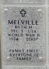 Headstone of Ruth H. MELVILLE (m.n. BENNETT, 1924-2007).
