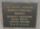 Headstone of Ronald Percival HOWELL (1917-2001)