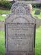 Headstone of Richard Walter ASHTON (c. 1827-1895) and his wife Eliza (m.n. GAMMON, c. 1824-1895).
