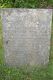 Headstone of Richard WALTER (Abt 1780-1865) husband of Elizabeth (m.n. INCH, 1782-1856).