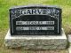 Headstone of Stanley GARVIE (1891-1954) and his wife Erie Orilla (m.n. HAZELWOOD, 1904-1990).
