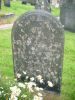 Headstone of Sarah Ann PRUST (1800-1883).